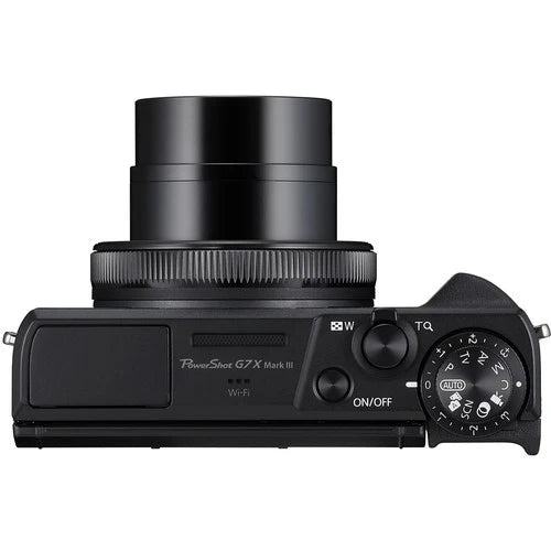 Canon PowerShot G7 X Mark III 4K Vlogging Camera | 20.1MP, Wi-Fi, Bluetooth – Black