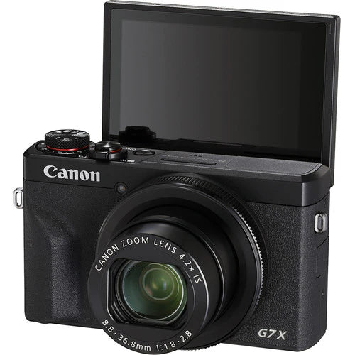 Canon PowerShot G7 X Mark III 4K Vlogging Camera | 20.1MP, Wi-Fi, Bluetooth – Black